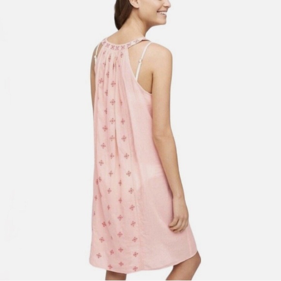 Anthropologie Desert Rose Boho Beach Midi Dress Small 100% cotton embroidered - Picture 2 of 14